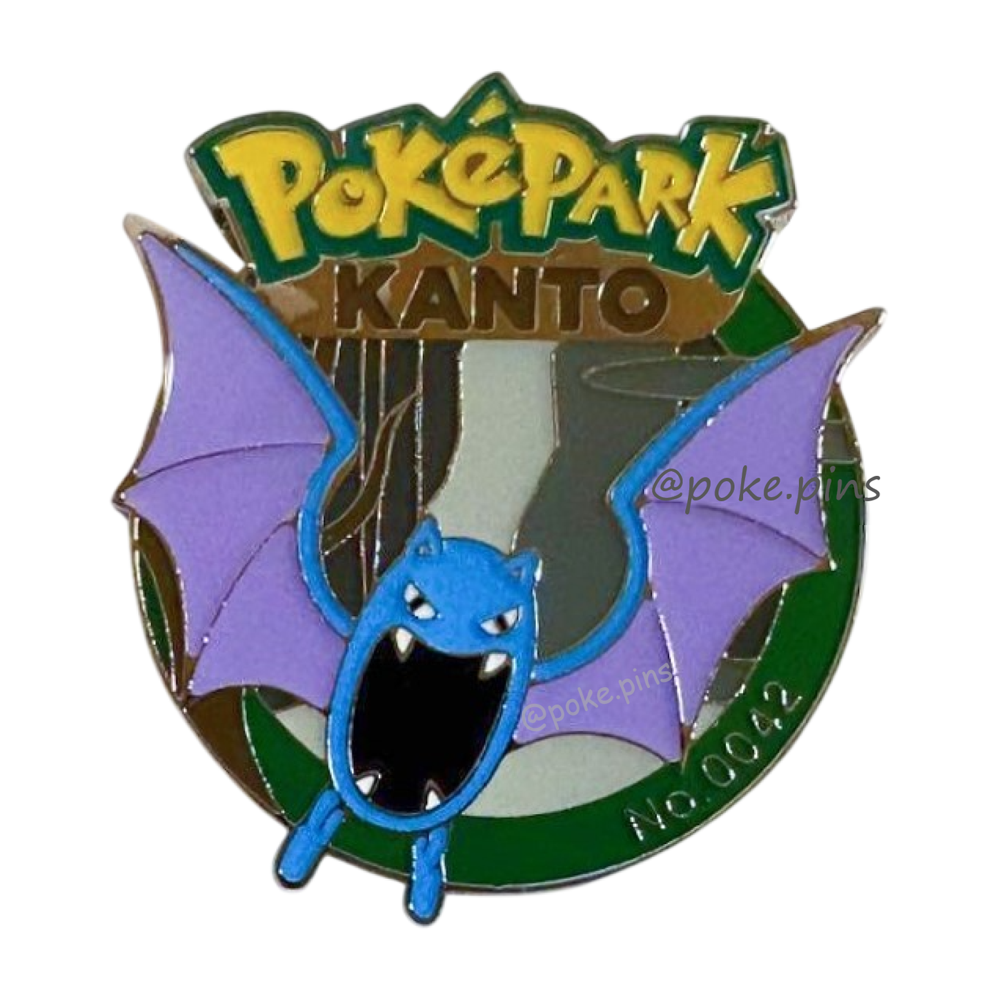 Pokemon PokePark Kanto Pin Badge 041・042 (Zubat - Golbat)