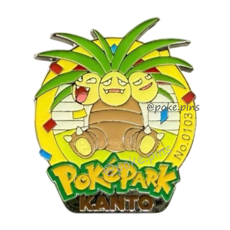 Pokemon PokePark Kanto Pin Badge 102・103 (Exeggcute - Exeggutor)