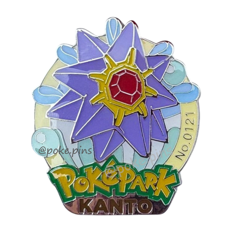 Pokemon PokePark Kanto Pin Badge 120・121 (Staryu - Starmie)
