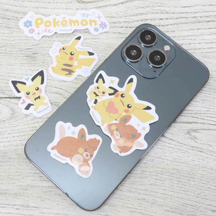 Pokemon Mini Deco Collage Stickers Pikachu Pichu Pamo
