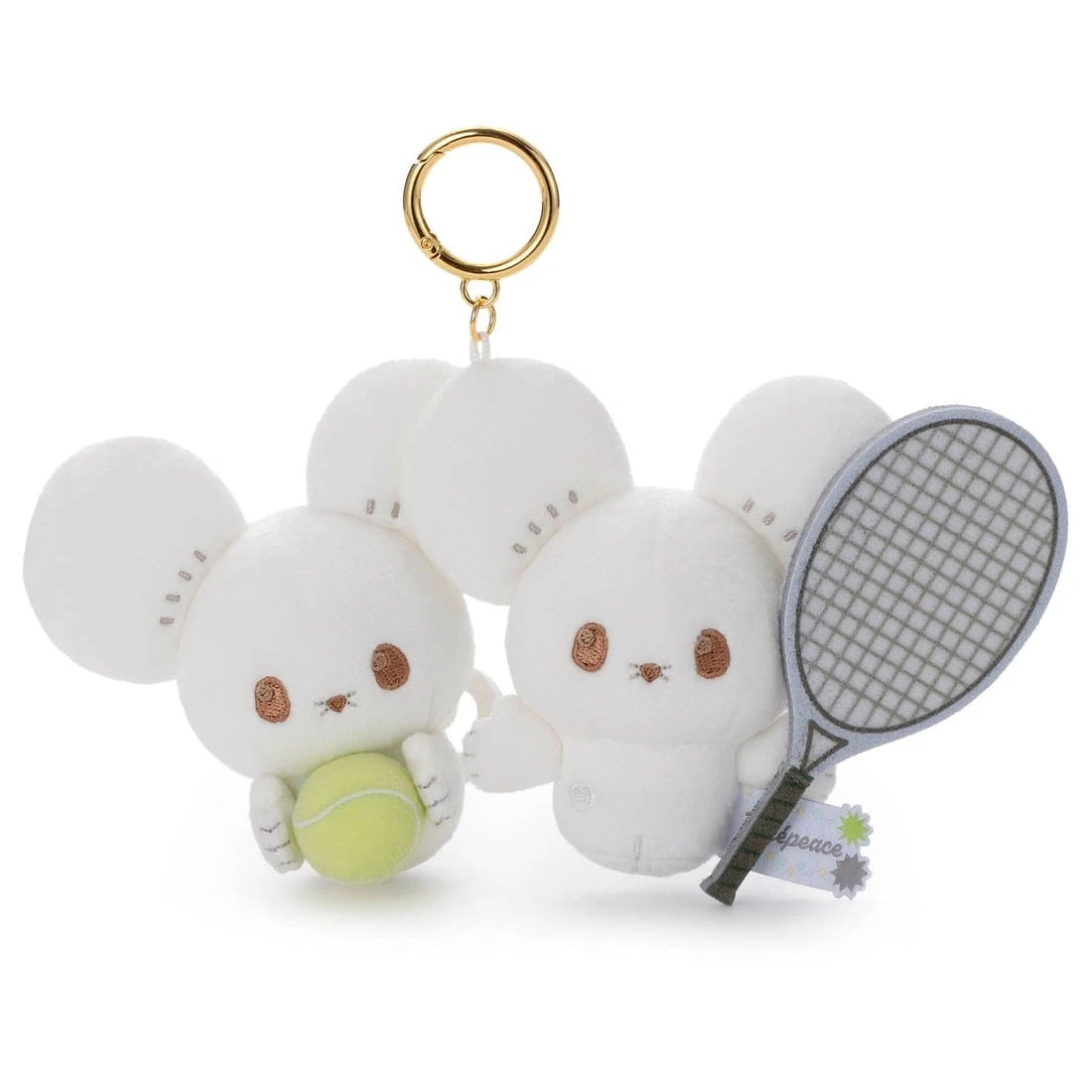 PokePeace Tandemaus Cheering Charm Mascot Keychain