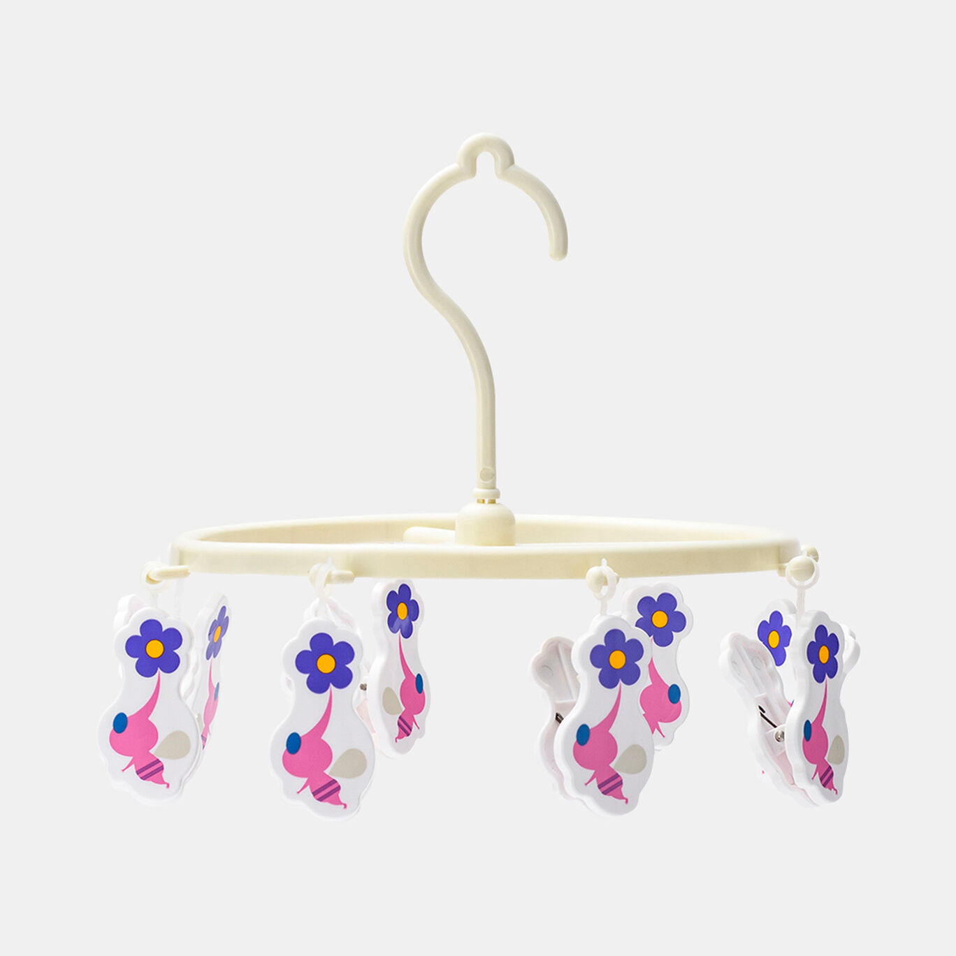 Pikmin Hanger with Clothespins Flying Winged
