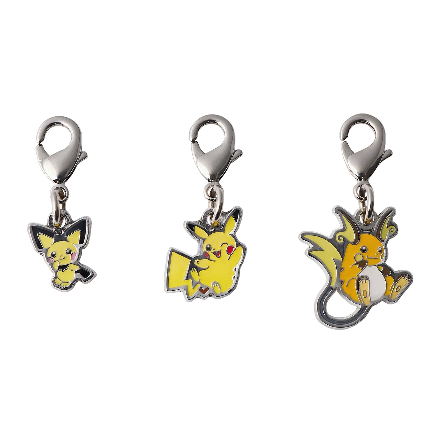 Pokemon National Pokedex Metal Charms 25 Pikachu Line