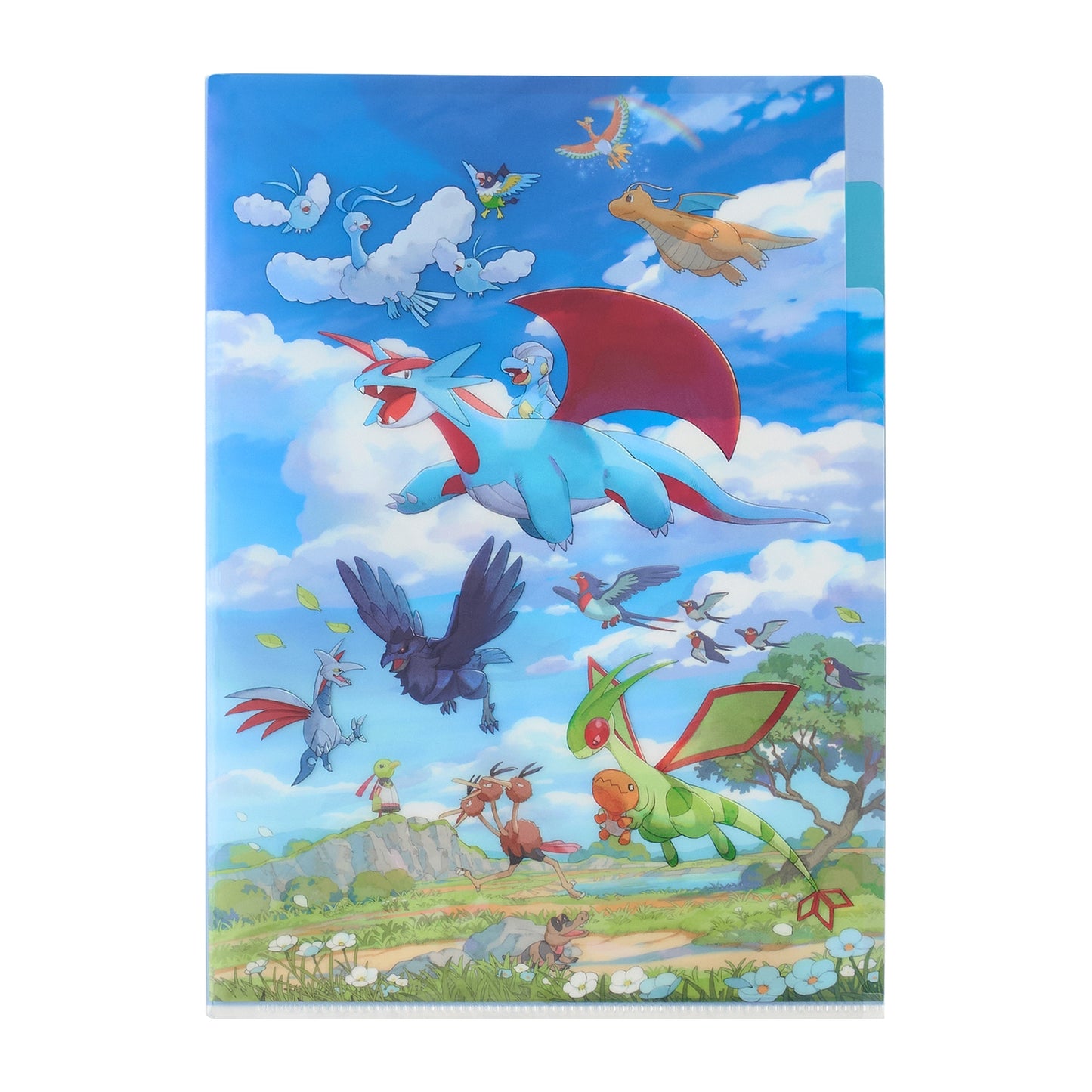 Pokemon Soaring Dreams A4 3-Pocket Clear File