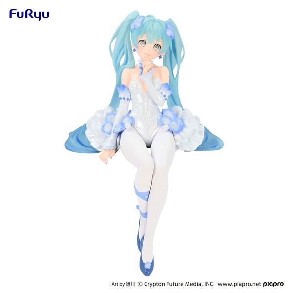 Hatsune Miku ~Flower Fairy~ Noodle Stopper Figure Nemophila (Baby Blue Eyes)