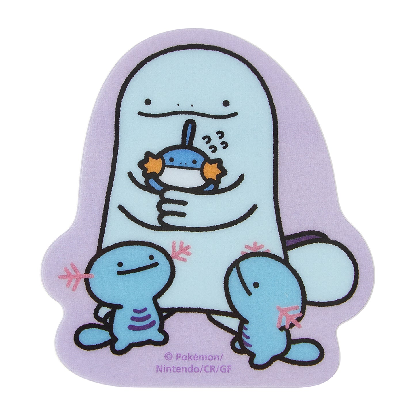 Pokemon Escape Smartphone Grip Escape Wooper Quagsire Mudkip