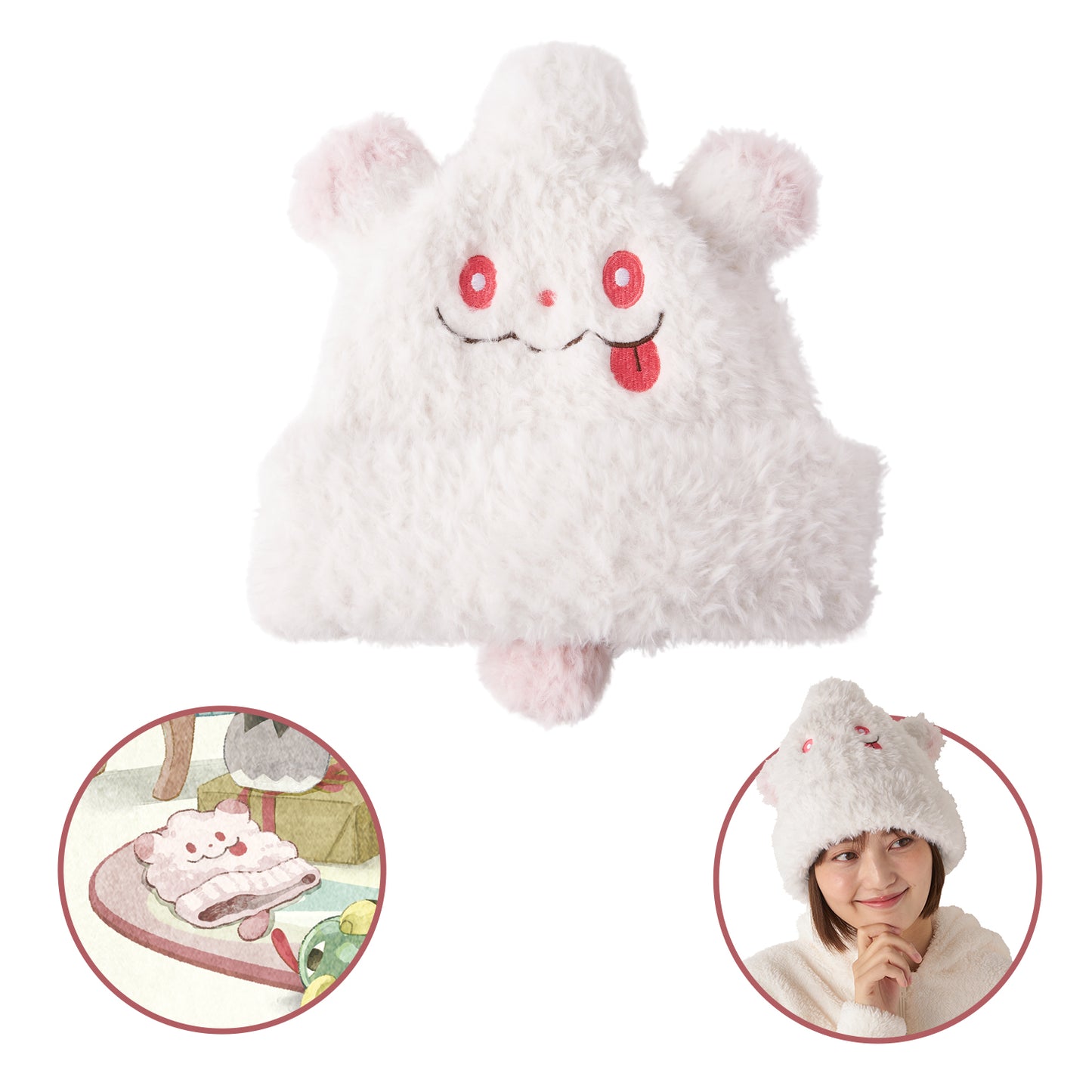 Pokemon Holiday Slurpuff Knit Hat