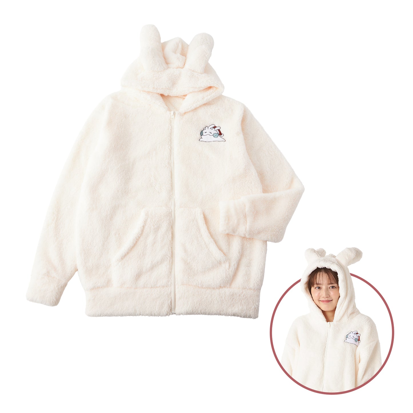 Pokemon Holiday Blessings Goomy Fluffy Hoodie