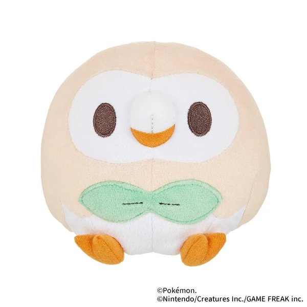 Pokemon Monpoke Rowlet Washable Plush