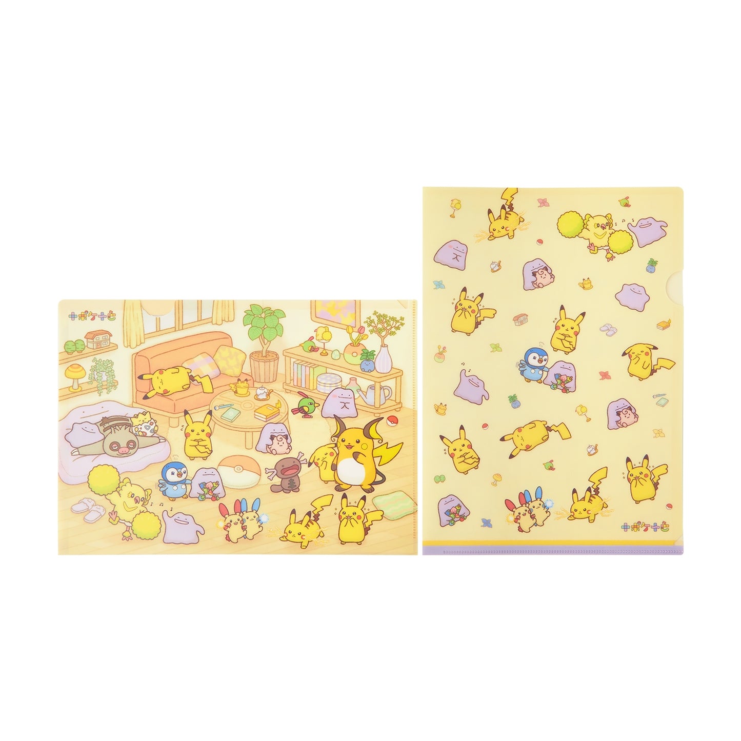 Pokemon Ten Colors A4 Clear File Set of 2