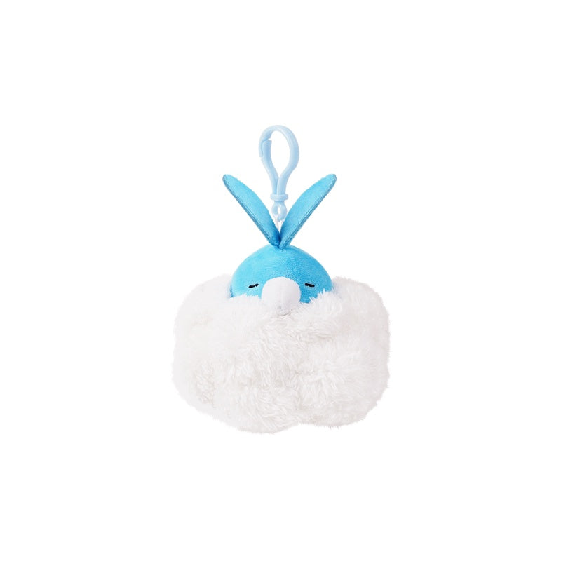 Pokemon Fluffy Good Fortune Series Swablu Mascot Plush Keychain
