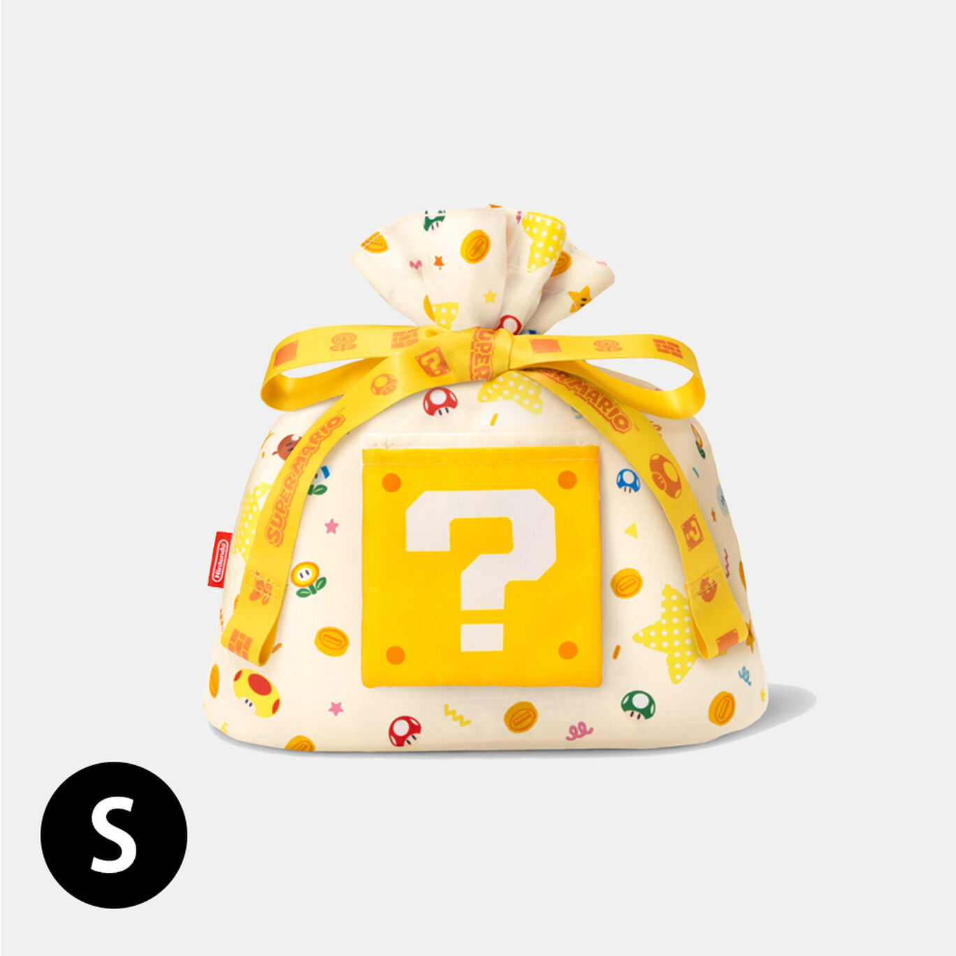 Super Mario Brothers Question Block Wrapping Eco Bag (S)