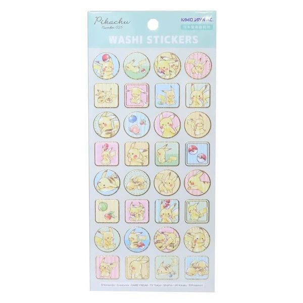 Pokemon Pikachu Frame Washi Stickers