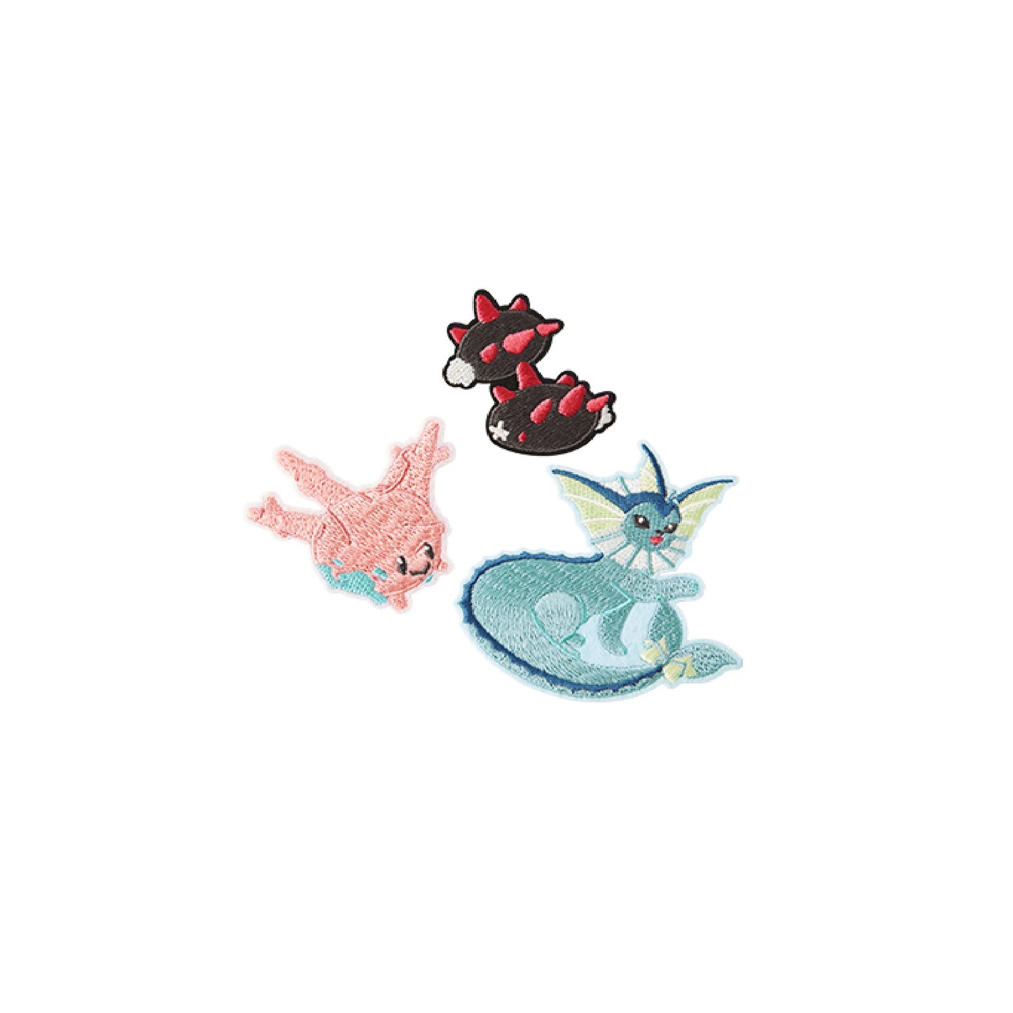 Pokemon Eevee Collection Embroidered Sticker Vaporeon