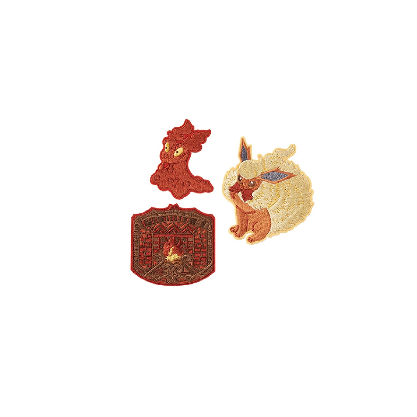 Pokemon Eevee Collection Embroidered Sticker Flareon