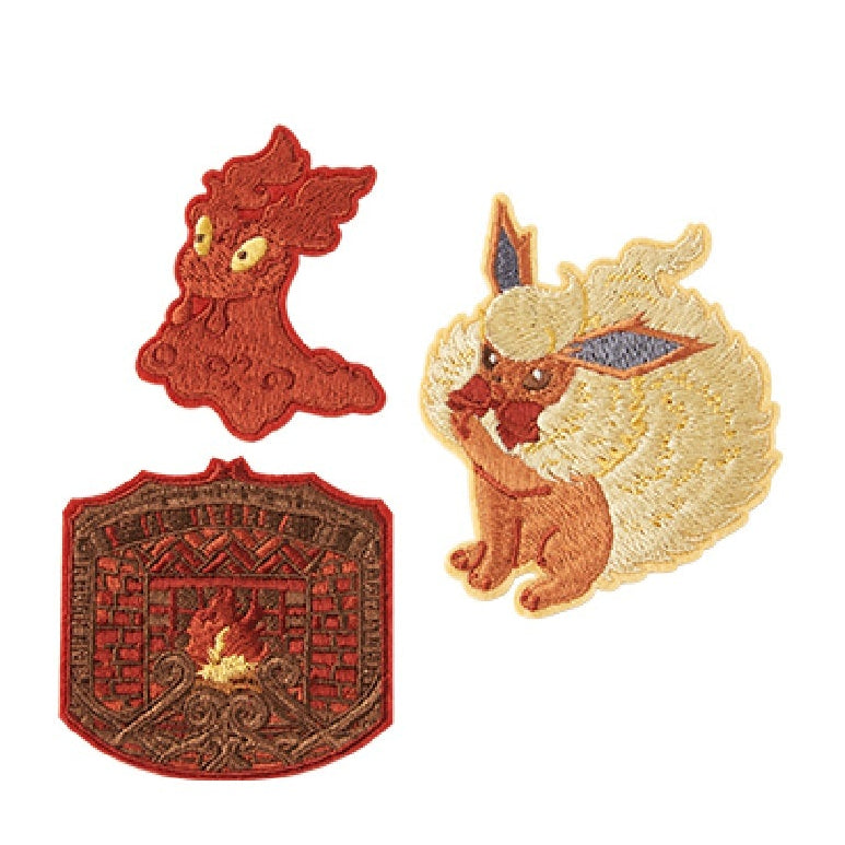 Pokemon Eevee Collection Embroidered Sticker Flareon