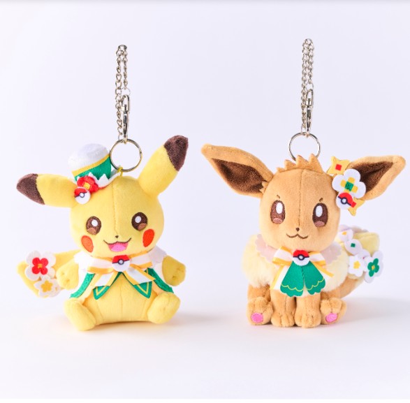 PokePark Kanto Carnival Mascot Keychain Plush