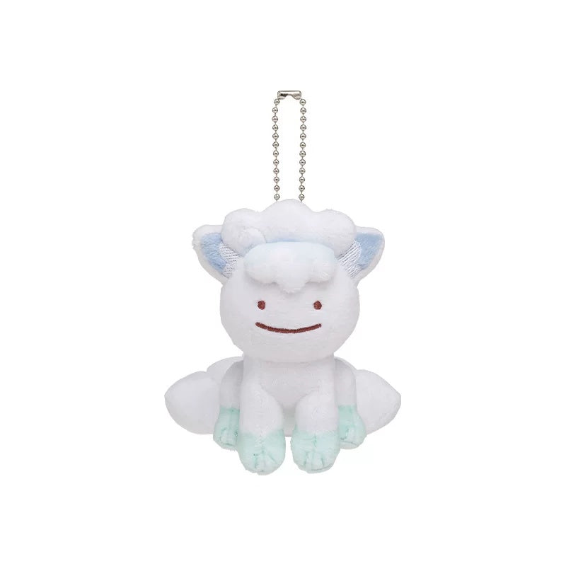 Pokemon Ditto Transformation Series Alolan Vulpix Plush Keychain