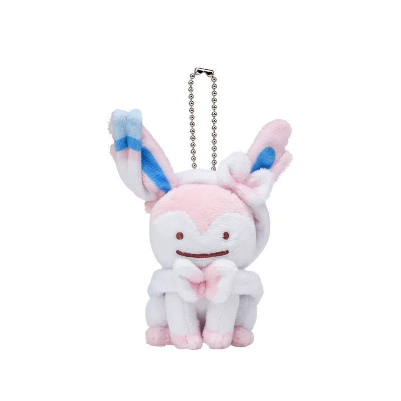 Pokemon Ditto Transformation Series Sylveon Plush Keychain