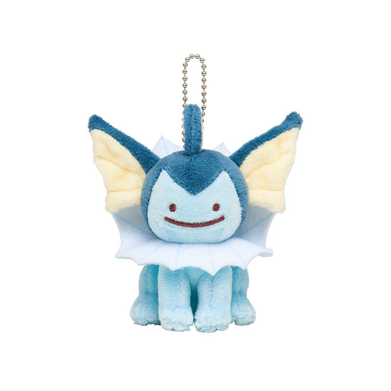 Pokemon Ditto Transformation Series Vaporeon Plush Keychain