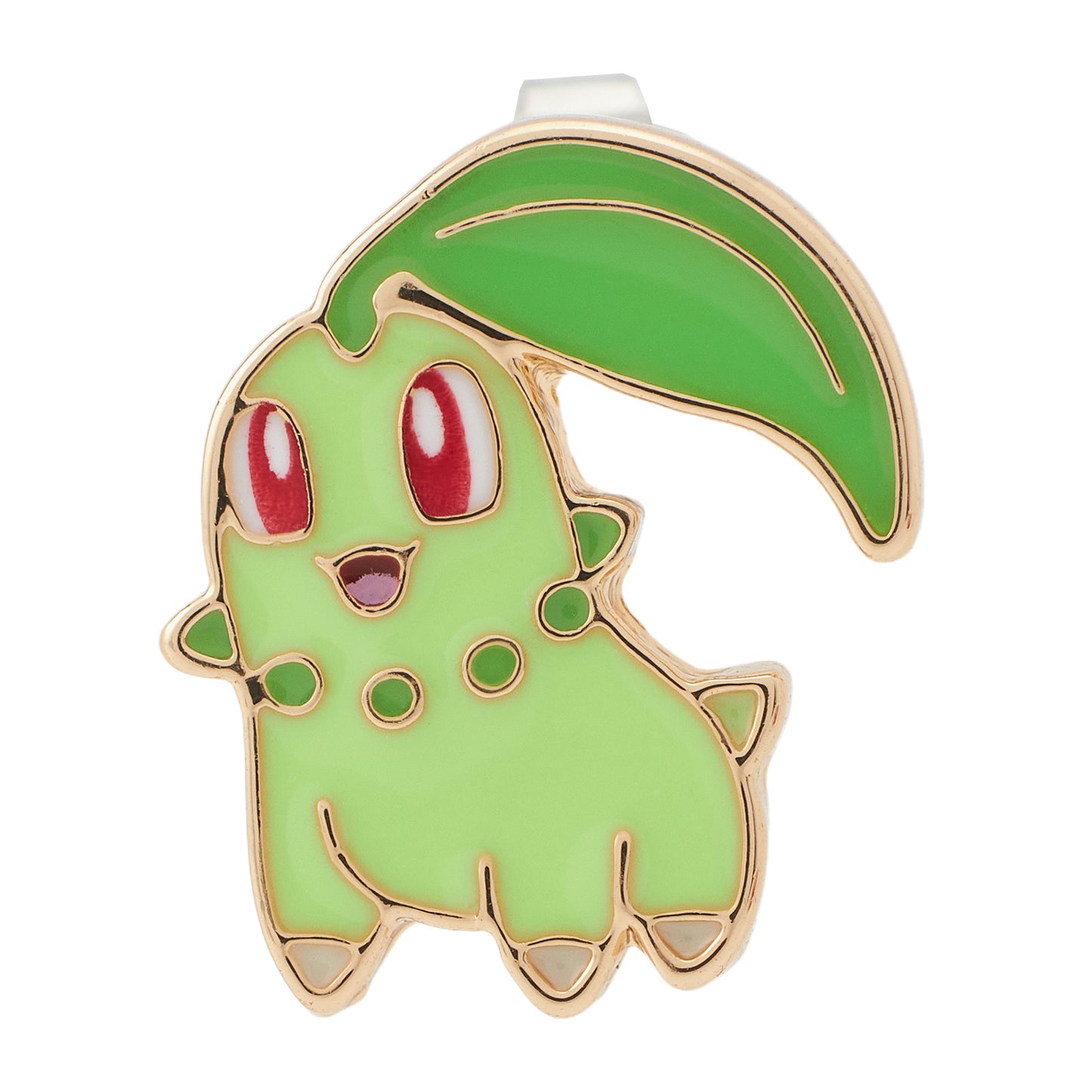 Pokemon Accessory Mix-and-Match Earring 44 Chikorita