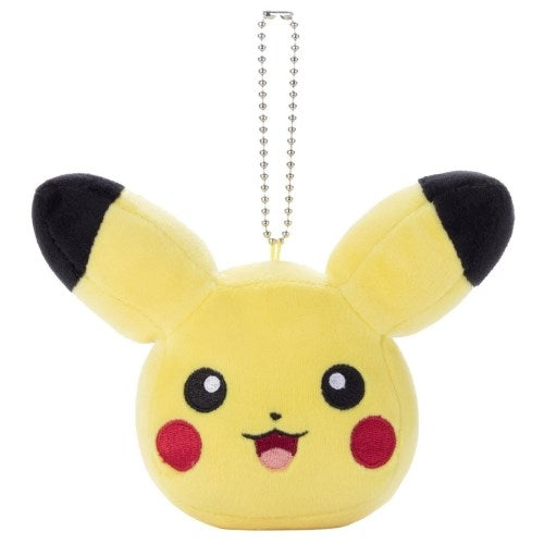 Pokemon Mocchi Mocchi Style Face Shaped Mascot Pikachu (Smile)