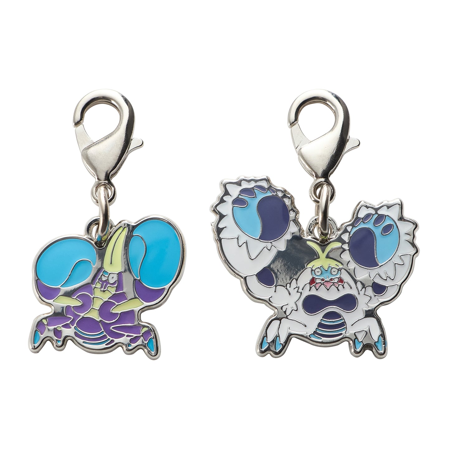 Pokemon National Pokedex Metal Charm 739, 740 Crabrawler, Crabominable