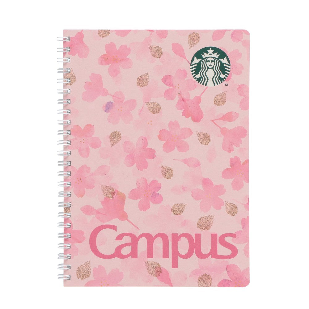 Starbucks Sakura 2026 Starbucks Campus Ring Notebook Pink