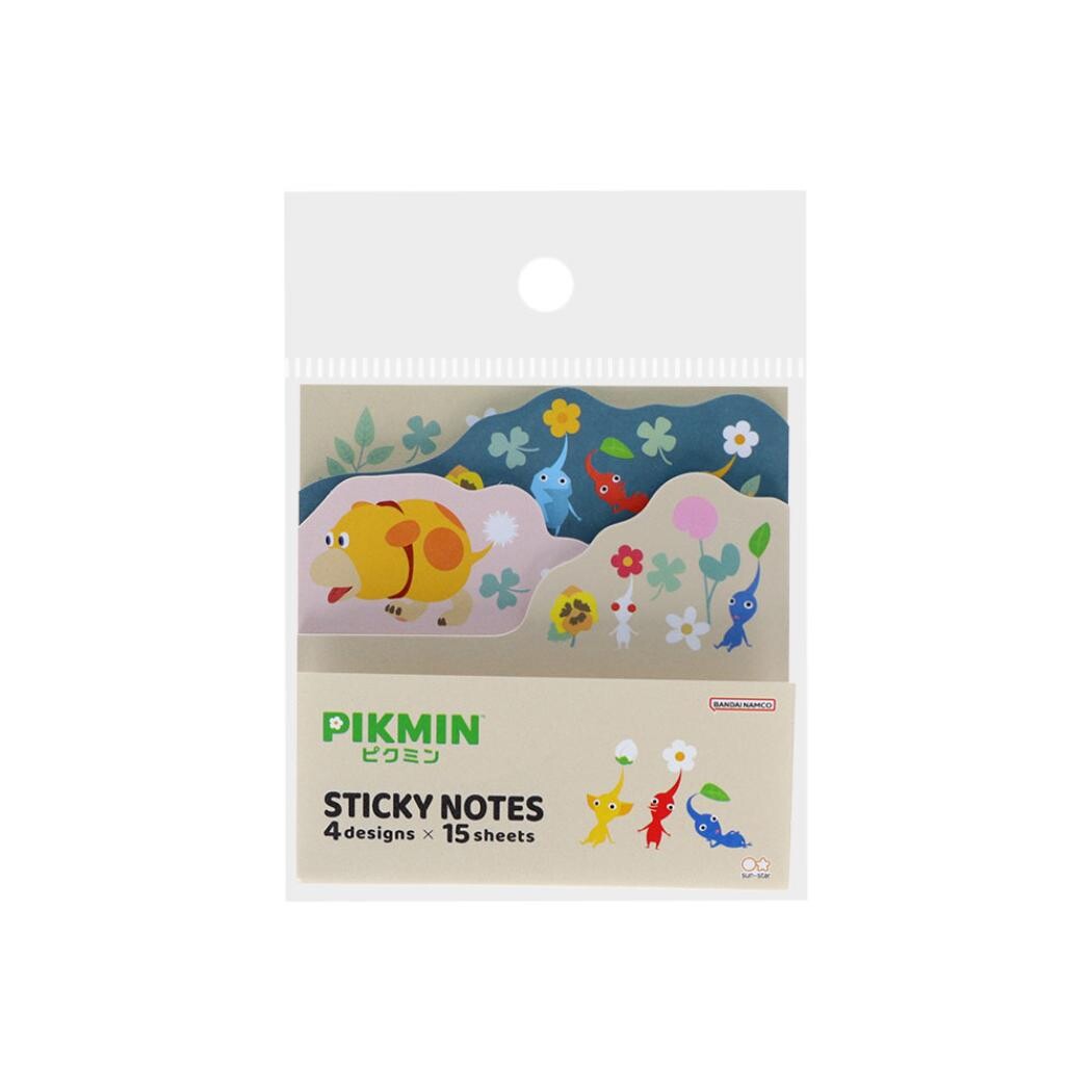 Pikmin Die-Cut Block Beige Sticky Notes