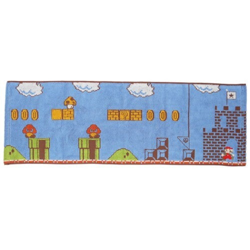 Super Mario Long Face Towel – Scroll Field