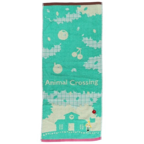 Animal Crossing Long Face Towel – Isabelle Welcome to the Forest