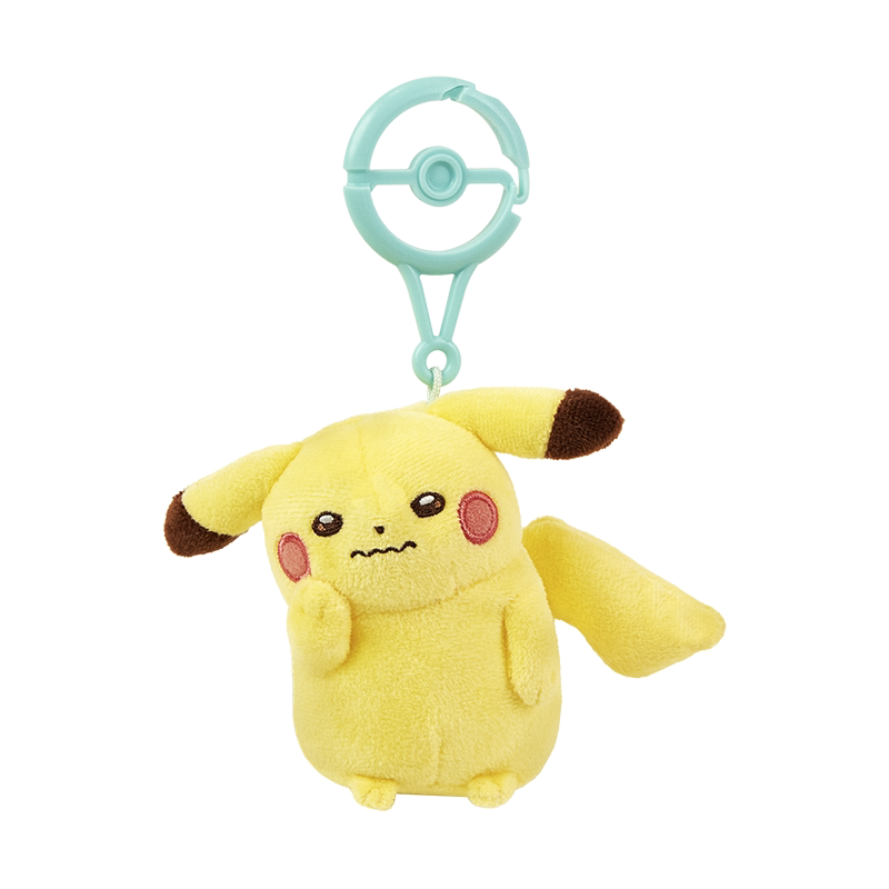Pokemon Ten Colors Please-Don't-Make-Me-Do-This Pikachu Mascot Plush
