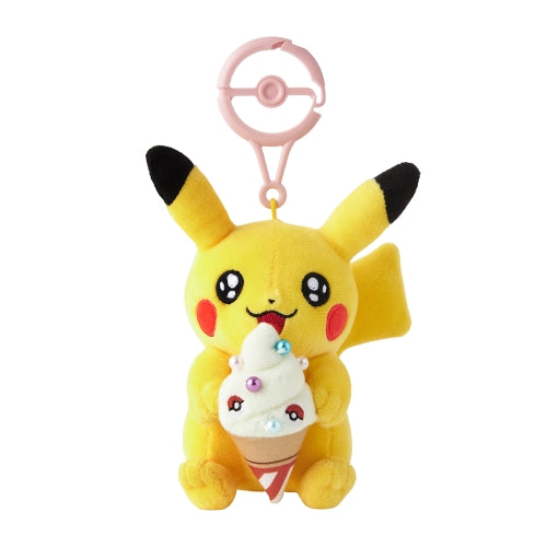 Pokemon Center Kagawa Pikachu Mascot with Carabiner Oiri Soft Serve