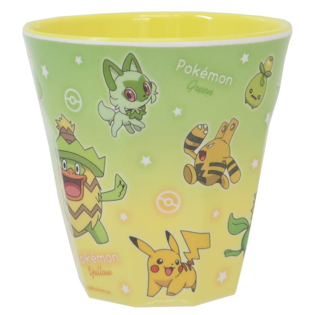 Pokemon Melamine Cup Green & Yellow
