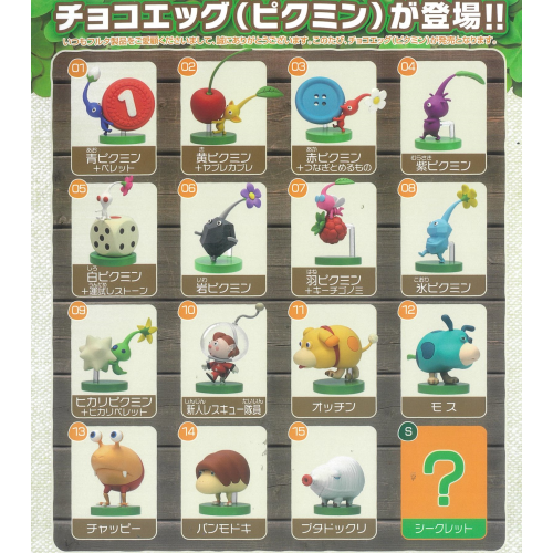 Pikmin Furuta Choco Egg Surprise Toy (February 2025 release)