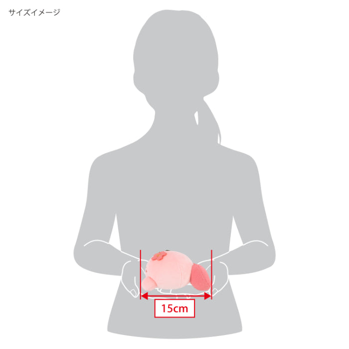 Kirby of the Stars Fluffy Japanese Collection KFW02 Kirby Sakura Mochi Plush (S)