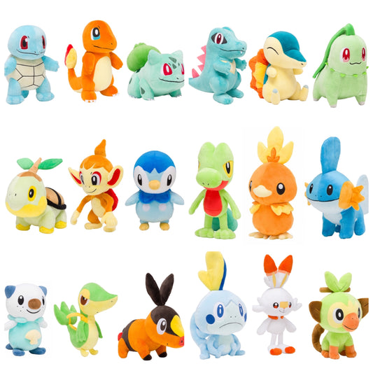 Pokemon Center Starters Plush