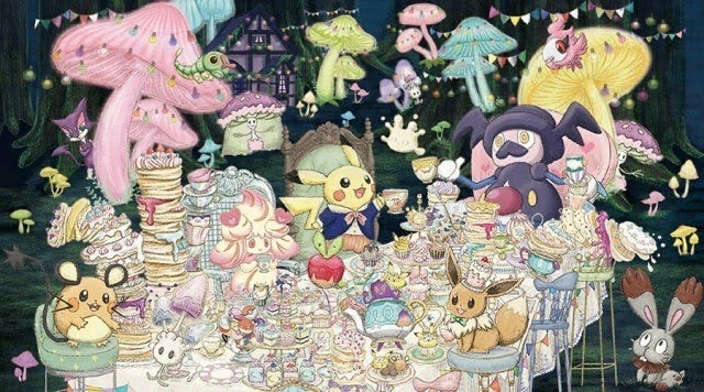 Pokemon Mysterious Tea Party Plush