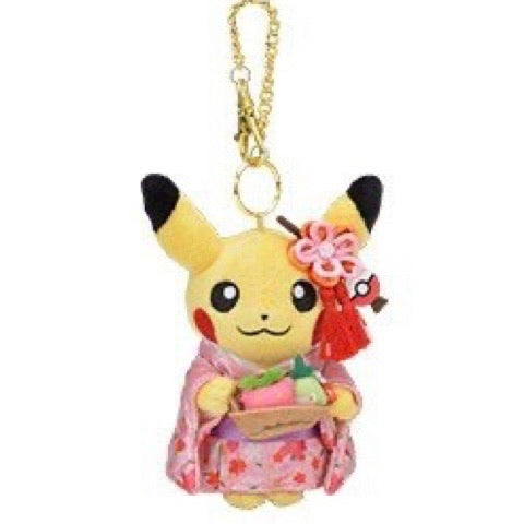 Pokemon Center KYOTO Hannari Tea Party Pikachu Mascot Plush