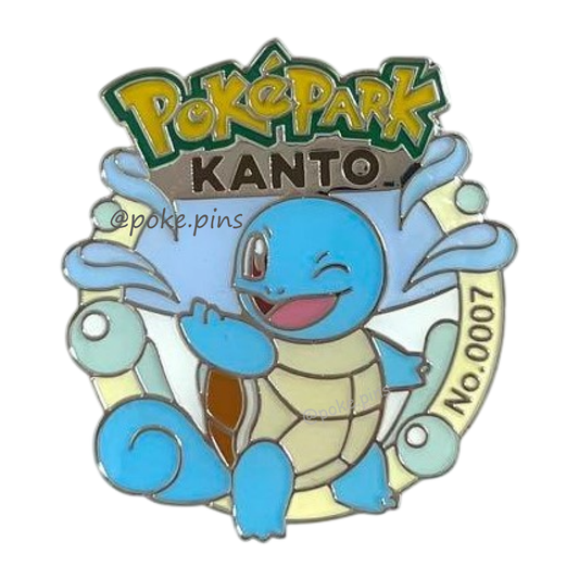 Pokemon PokePark Kanto Pin Badge 007・008・009 (Squirtle - Wartortle - Blastoise)