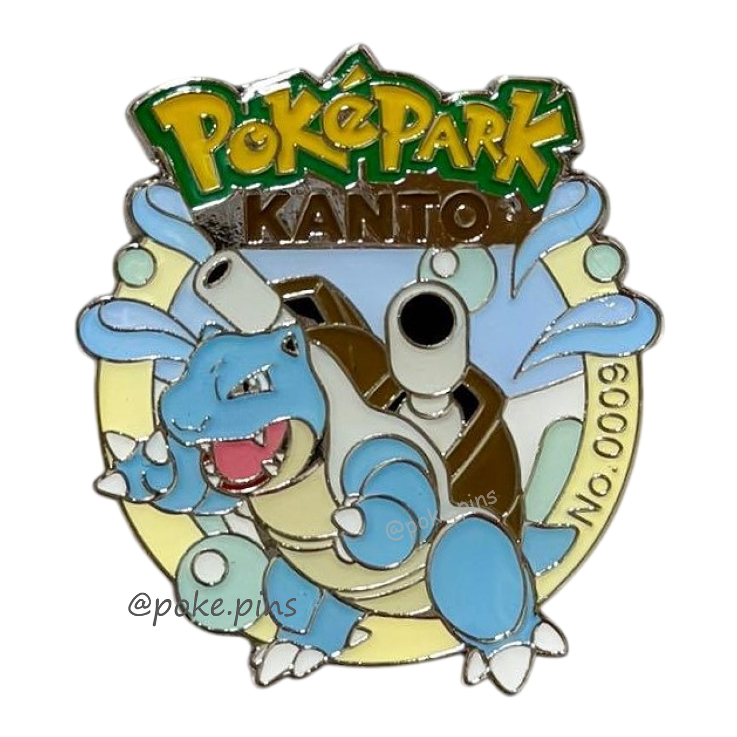 Pokemon PokePark Kanto Pin Badge 007・008・009 (Squirtle - Wartortle - Blastoise)