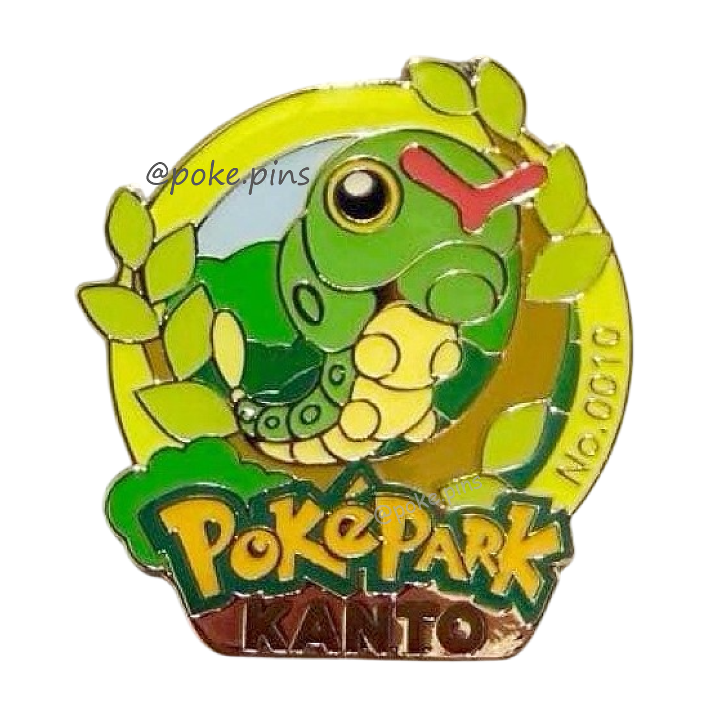 Pokemon PokePark Kanto Pin Badge 010・011・012 (Caterpie - Metapod - Butterfree)