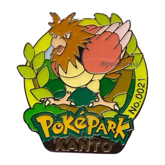 Pokemon PokePark Kanto Pin Badge 021・022 (Spearow - Fearow)