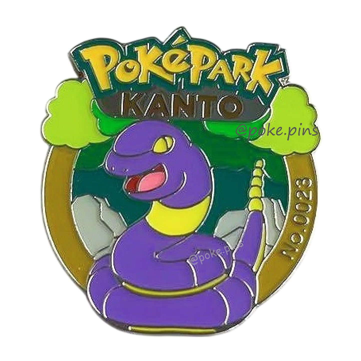 Pokemon PokePark Kanto Pin Badge 023・024 (Ekans - Arbok)