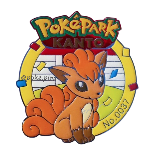 Pokemon PokePark Kanto Pin Badge 037・038 (Vulpix - Ninetales)