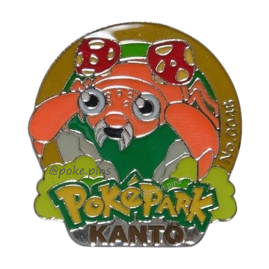 Pokemon PokePark Kanto Pin Badge 046・047 (Paras - Parasect)