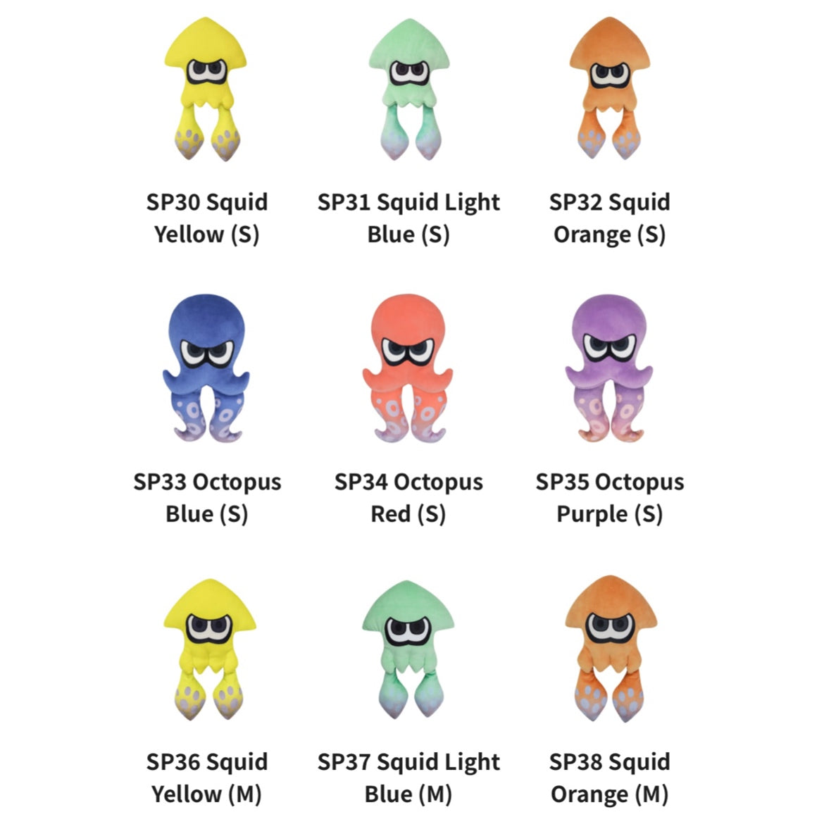 Splatoon 3 All Star Collection Mochi Plush