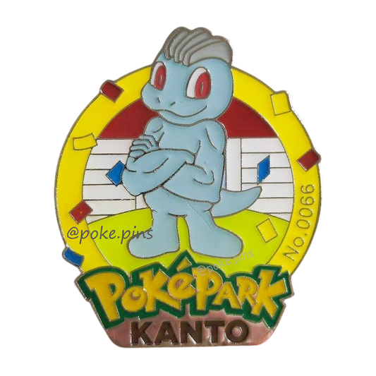 Pokemon PokePark Kanto Pin Badge 066・067・068 (Machop - Machoke - Machamp)