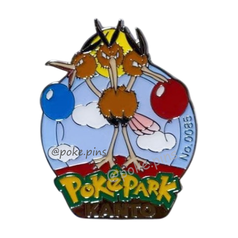 Pokemon PokePark Kanto Pin Badge 084・085 (Doduo - Dodrio)