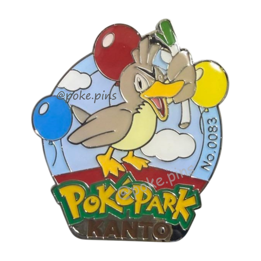 Pokemon PokePark Kanto Pin Badge 083 (Farfetch'd)